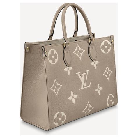 louis vuitton onthego mm cream|Louis Vuitton mm tote bag.